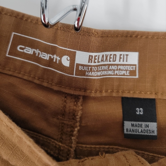 Cargo Rugged Flex Relaxed Fit Ripstop Cargo Work Shorts Size 33 - Picture 2 of 3